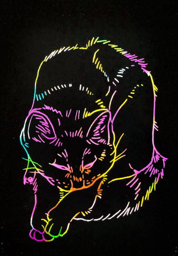 Saige III Scratch board