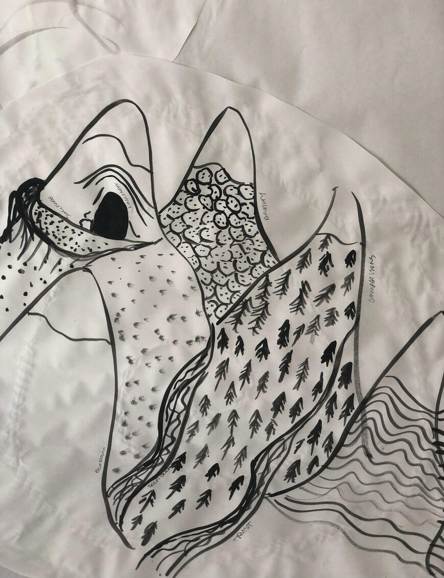 A Mountain of anxiety that yearns for bridges of connection