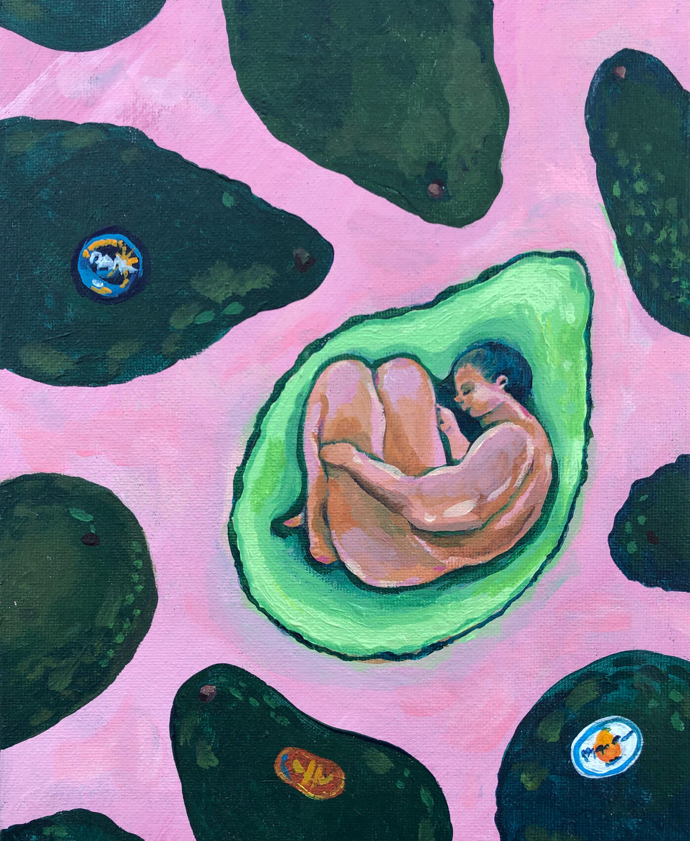 Avo 2024, Acrylic on Canvas