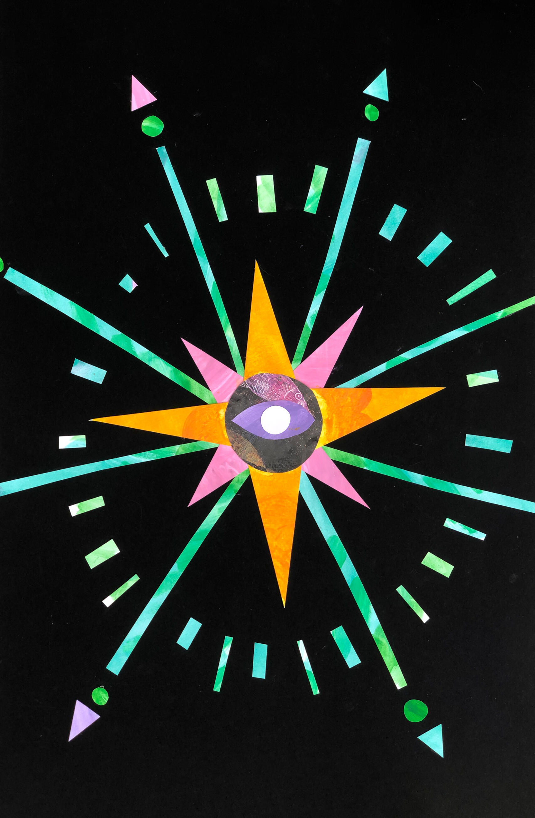 Direction 2025, mixed media collage
